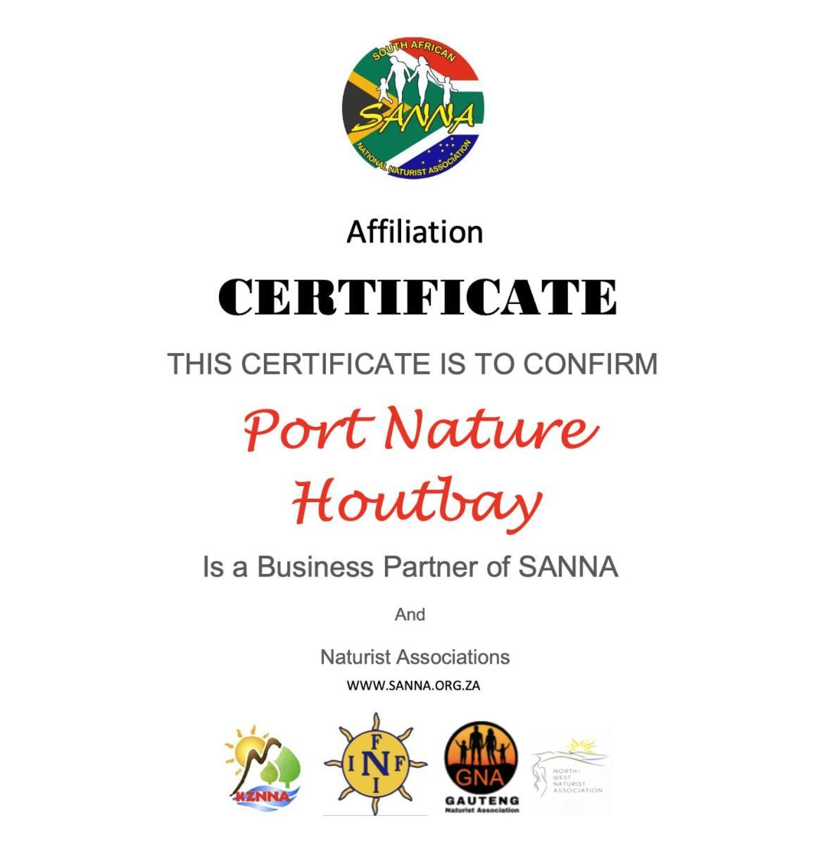 Nudist Naturist Fkk Port Nature Hout Bay Cape Town Exterior photo